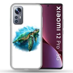 Coque Pour Xiaomi 12 Pro Animal Tortue Blanche multicolore