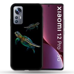Coque Pour Xiaomi 12 Pro Animal Tortue Noire multicolore