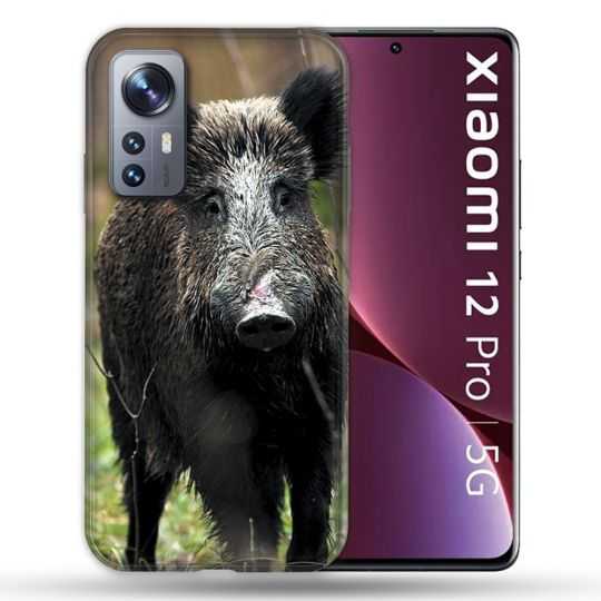 Coque Pour Xiaomi 12 Pro Chasse Sanglier bois