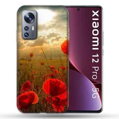 Coque Pour Xiaomi 12 Pro Fleur Coquelicot