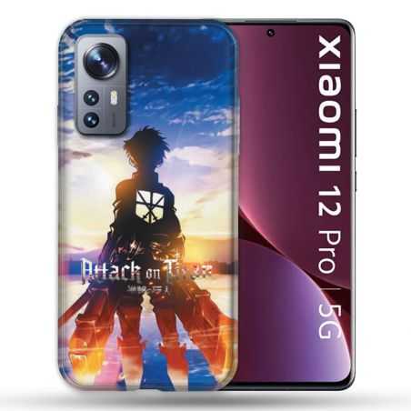 Coque Pour Xiaomi 12 Pro Manga Attaque Titans Soleil