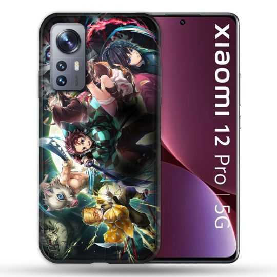 Coque Pour Xiaomi 12 Pro Manga Demon Slayer Groupe