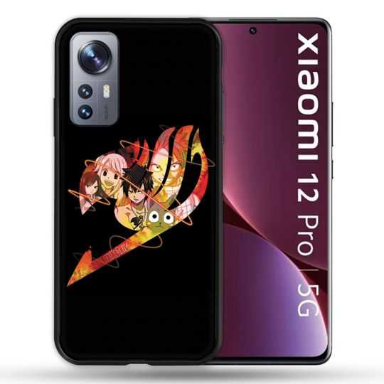 Coque Pour Xiaomi 12 Pro Manga Fairy Tail Logo Noir