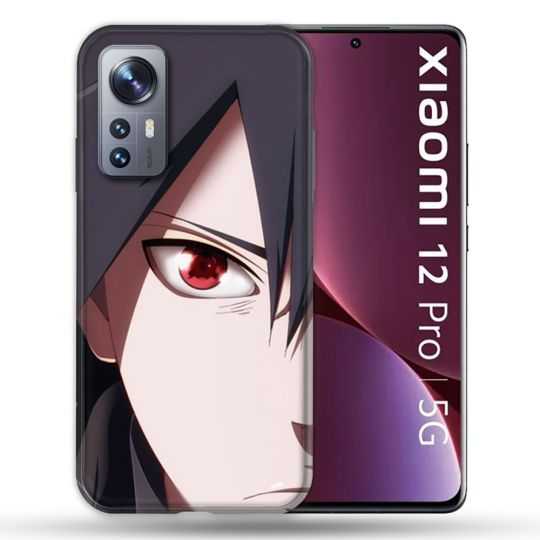 Coque Pour Xiaomi 12 Pro Manga Naruto Sasuke visage