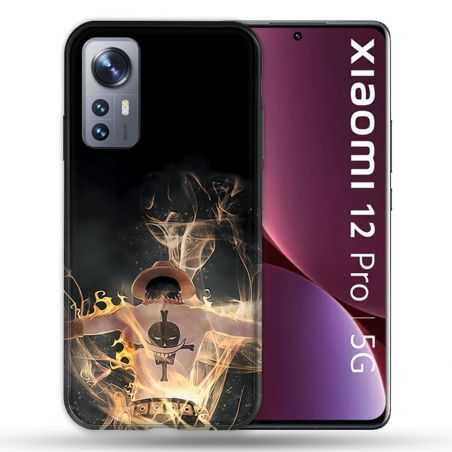 Coque Pour Xiaomi 12 Pro Manga One Piece Ace Noir