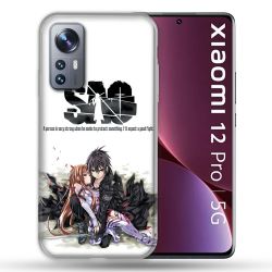 Coque Pour Xiaomi 12 Pro Manga SAO sword Art Online Blanc