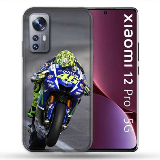 Coque Pour Xiaomi 12 Pro Moto Course GP Wheeling 46