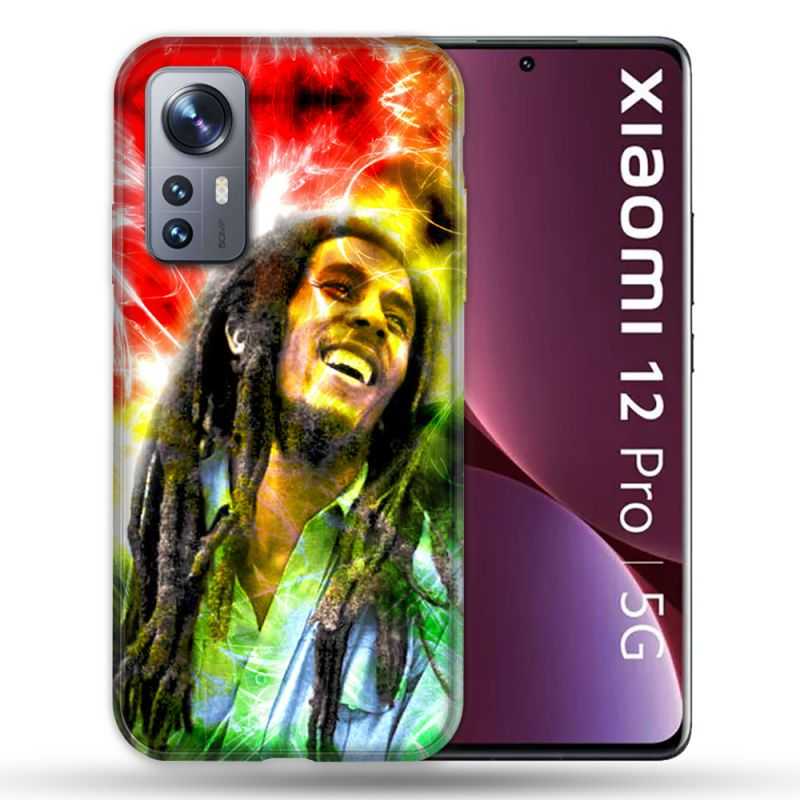 Coque Pour Xiaomi 12 Pro Musique Bob Marley Color