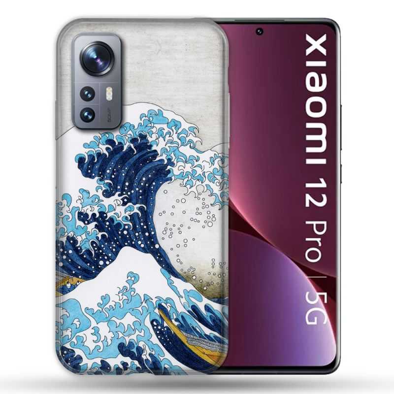Coque Pour Xiaomi 12 Pro Peinture La Grande Vague
