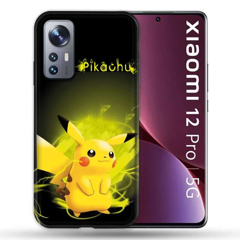 Coque Pour Xiaomi 12 Pro Pokemon Pikachu Eclair