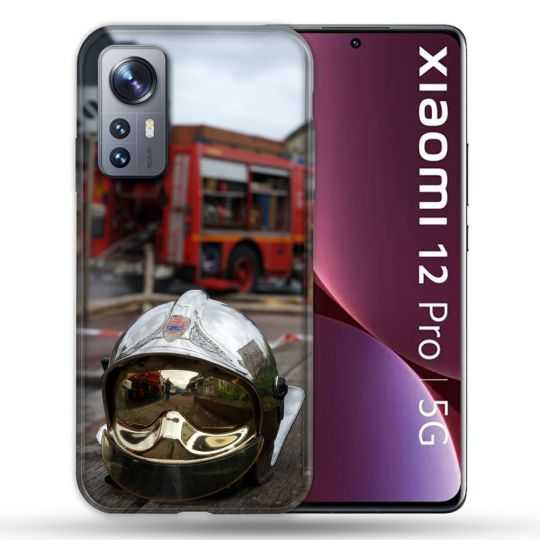 Coque Pour Xiaomi 12 Pro Pompier Casque Camion