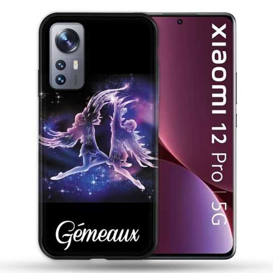 Coque Pour Xiaomi 12 Pro Signe Zodiaque 2 Gémeaux
