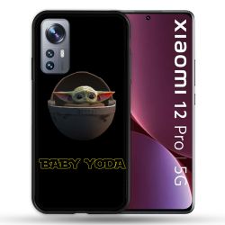 Coque Pour Xiaomi 12 Pro Star Wars - Yoda bebe noir