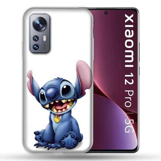 Coque Pour Xiaomi 12 Pro Stitch Blanc