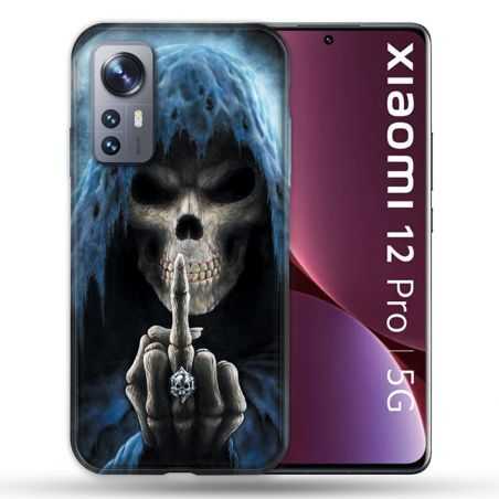 Coque Pour Xiaomi 12 Pro Tete de Mort Doigt