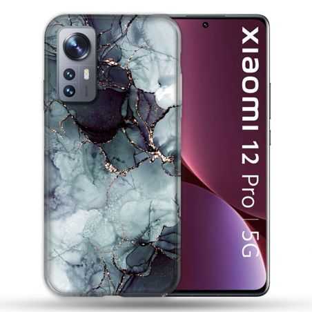 Coque Pour Xiaomi 12 Pro Texture Marbre Gris