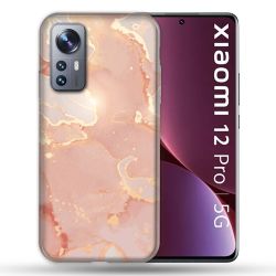 Coque Pour Xiaomi 12 Pro Texture Marbre Rose