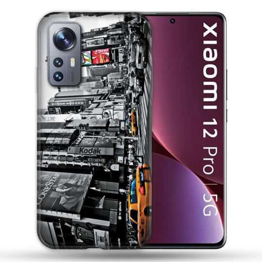 Coque Pour Xiaomi 12 Pro Voyage Amerique USA New York Taxi