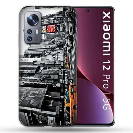 Coque Pour Xiaomi 12 Pro Voyage Amerique USA New York Taxi