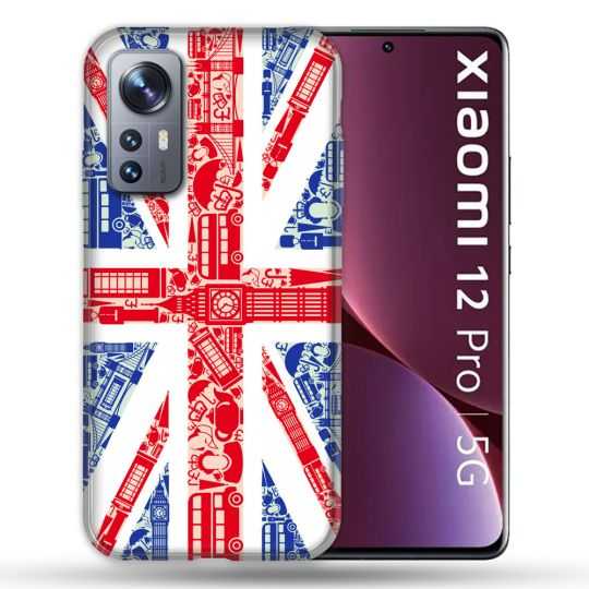 Coque Pour Xiaomi 12 Pro Voyage Angleterre Blanc