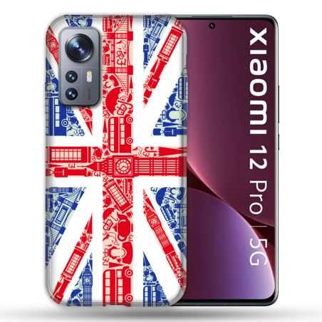 Coque Pour Xiaomi 12 Pro Voyage Angleterre Blanc