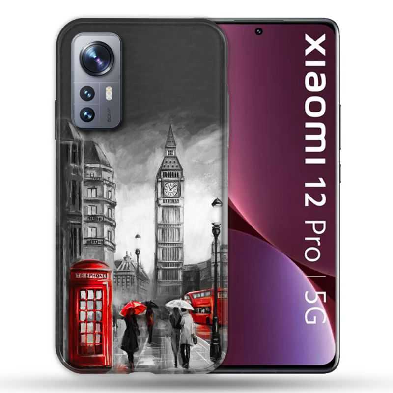 Coque Pour Xiaomi 12 Pro Voyage Angleterre Londres Vintage