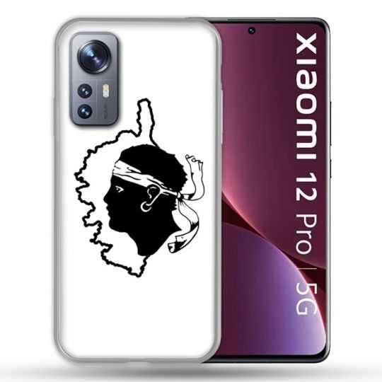 Coque Pour Xiaomi 12 Pro Voyage Corse Blanc