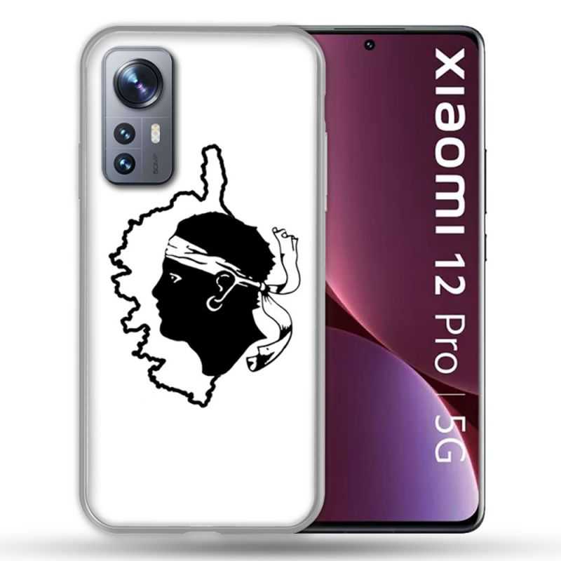 Coque Pour Xiaomi 12 Pro Voyage Corse Blanc