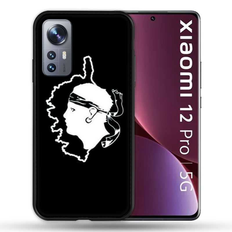 Coque Pour Xiaomi 12 Pro Voyage Corse Noir