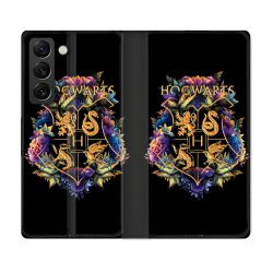 Housse Cuir Portefeuille Pour Samsung Galaxy S21 FE Harry Potter Hogwarts