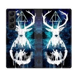 Housse Cuir Portefeuille Pour Samsung Galaxy S21 FE Harry Potter Patronome