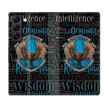 Housse Cuir Portefeuille Pour Samsung Galaxy S21 FE Harry Potter Serdaigle