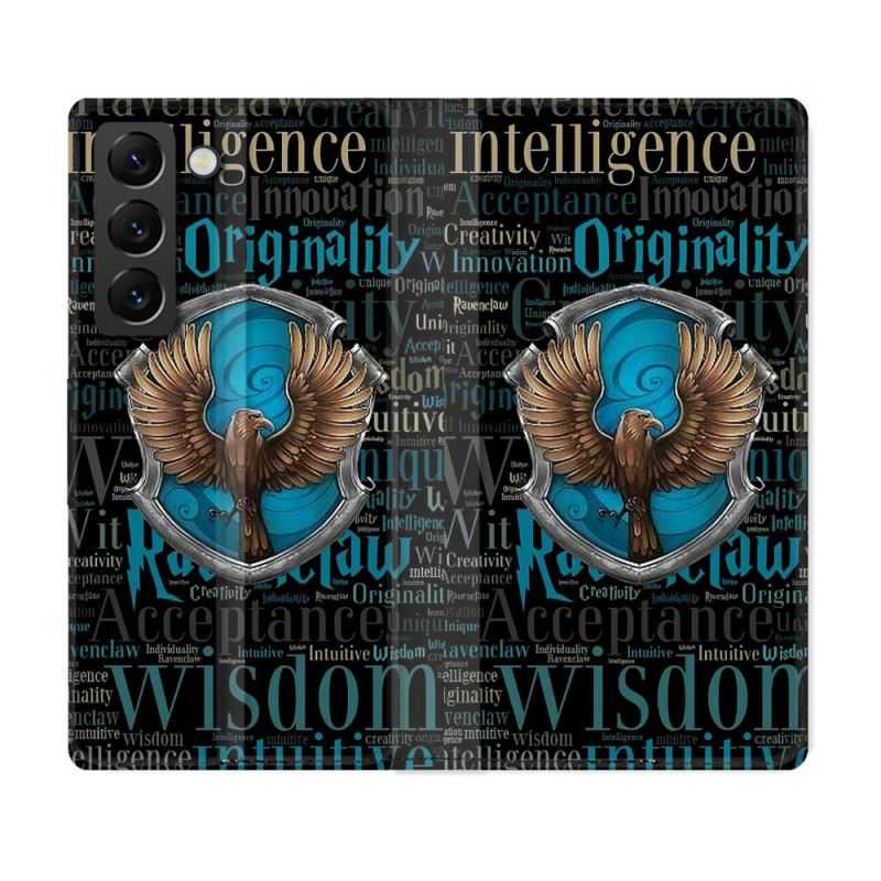 Housse Cuir Portefeuille Pour Samsung Galaxy S21 FE Harry Potter Serdaigle