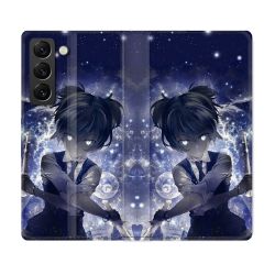 Housse Cuir Portefeuille Pour Samsung Galaxy S21 FE Manga Assassination Classroom Nagisa