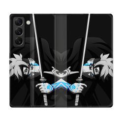 Housse Cuir Portefeuille Pour Samsung Galaxy S21 FE Manga Boruto Epée