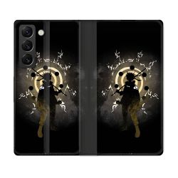 Housse Cuir Portefeuille Pour Samsung Galaxy S21 FE Manga Naruto Sage
