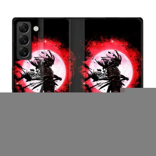 Housse Cuir Portefeuille Pour Samsung Galaxy S21 FE Voyage Japon Samourai