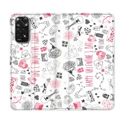 Housse Cuir Portefeuille Pour Xiaomi Redmi Note 11 / 11S Amour Valentines