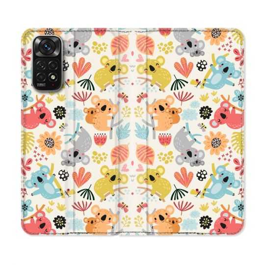 Housse Cuir Portefeuille Pour Xiaomi Redmi Note 11 / 11S Animal Koala Pattern