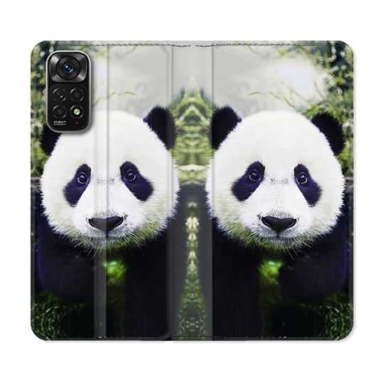 Housse Cuir Portefeuille Pour Xiaomi Redmi Note 11 / 11S Animal Panda Color