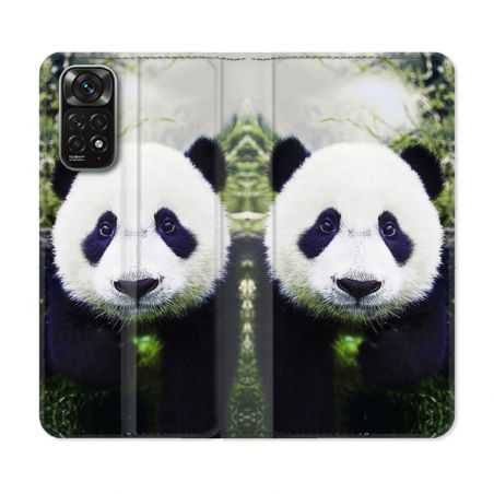 Housse Cuir Portefeuille Pour Xiaomi Redmi Note 11 / 11S Animal Panda Color
