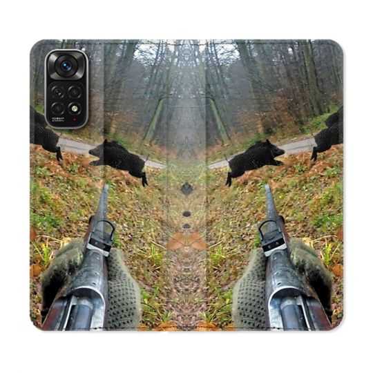 Housse Cuir Portefeuille Pour Xiaomi Redmi Note 11 / 11S Chasse Vision Tir