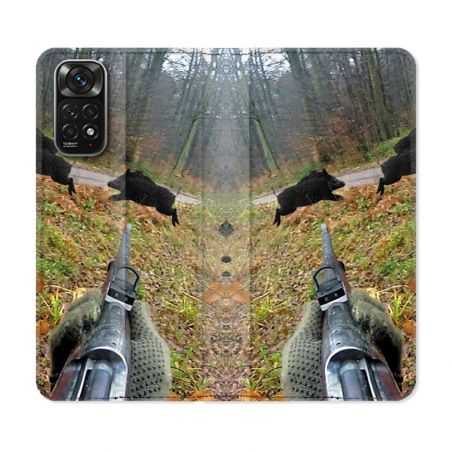 Housse Cuir Portefeuille Pour Xiaomi Redmi Note 11 / 11S Chasse Vision Tir