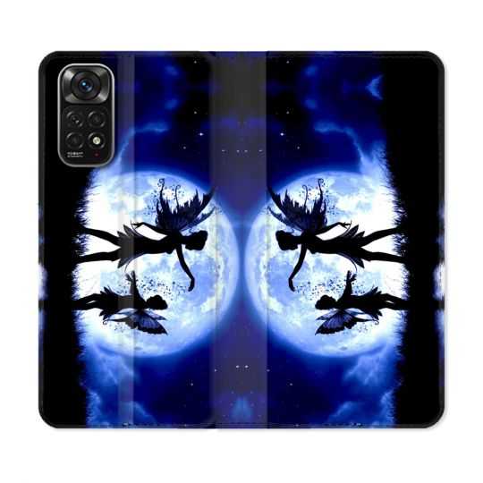 Housse Cuir Portefeuille Pour Xiaomi Redmi Note 11 / 11S Fantastique Fee Lune