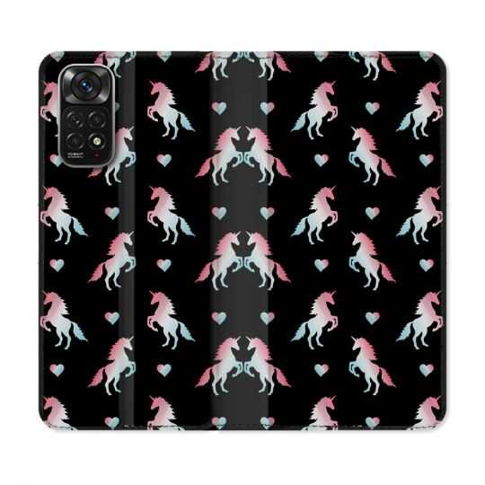 Housse Cuir Portefeuille Pour Xiaomi Redmi Note 11 / 11S Fantastique Licorne Pattern
