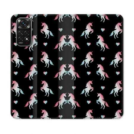 Housse Cuir Portefeuille Pour Xiaomi Redmi Note 11 / 11S Fantastique Licorne Pattern