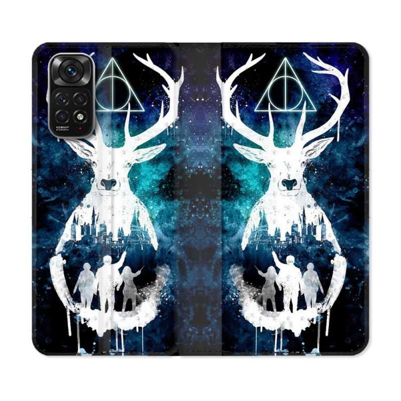 Housse Cuir Portefeuille Pour Xiaomi Redmi Note 11 / 11S Harry Potter Patronome