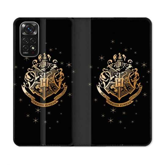 Housse Cuir Portefeuille Pour Xiaomi Redmi Note 11 / 11S Harry Potter Poudlard