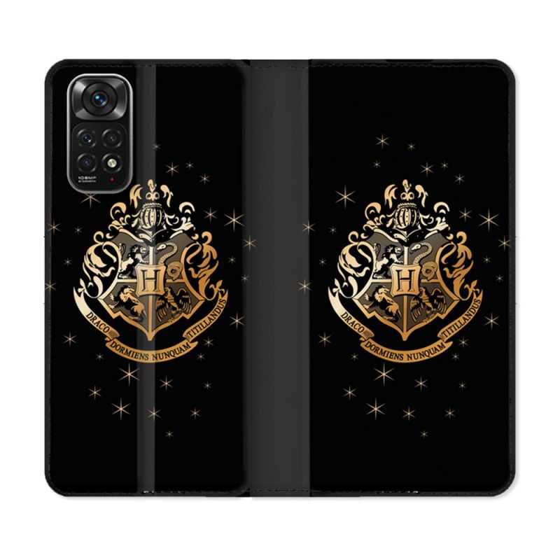 Housse Cuir Portefeuille Pour Xiaomi Redmi Note 11 / 11S Harry Potter Poudlard