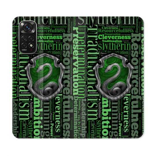 Housse Cuir Portefeuille Pour Xiaomi Redmi Note 11 / 11S Harry Potter Serpentar